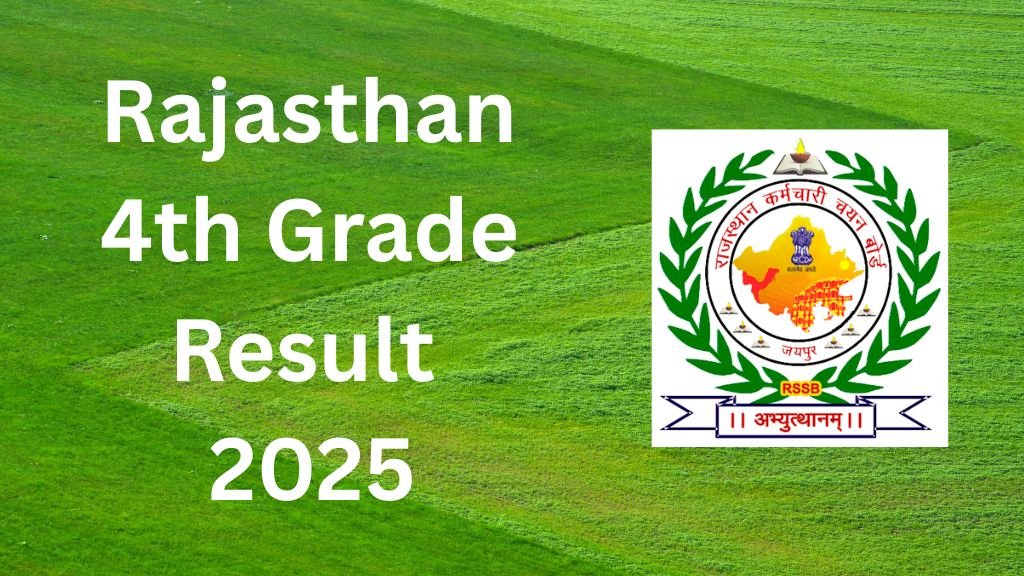 Rajasthan 4th Grade Result 2025